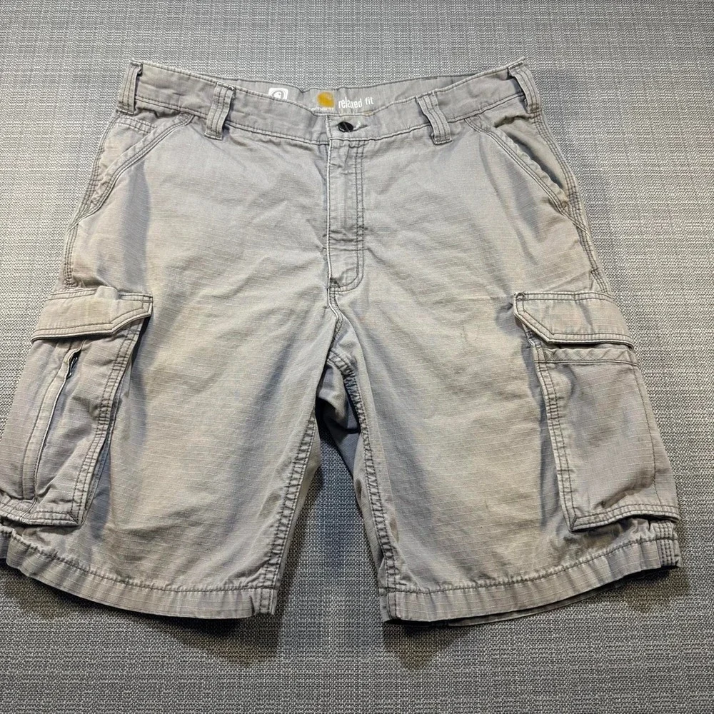 Carhartt gray cargo shorts men's size 38